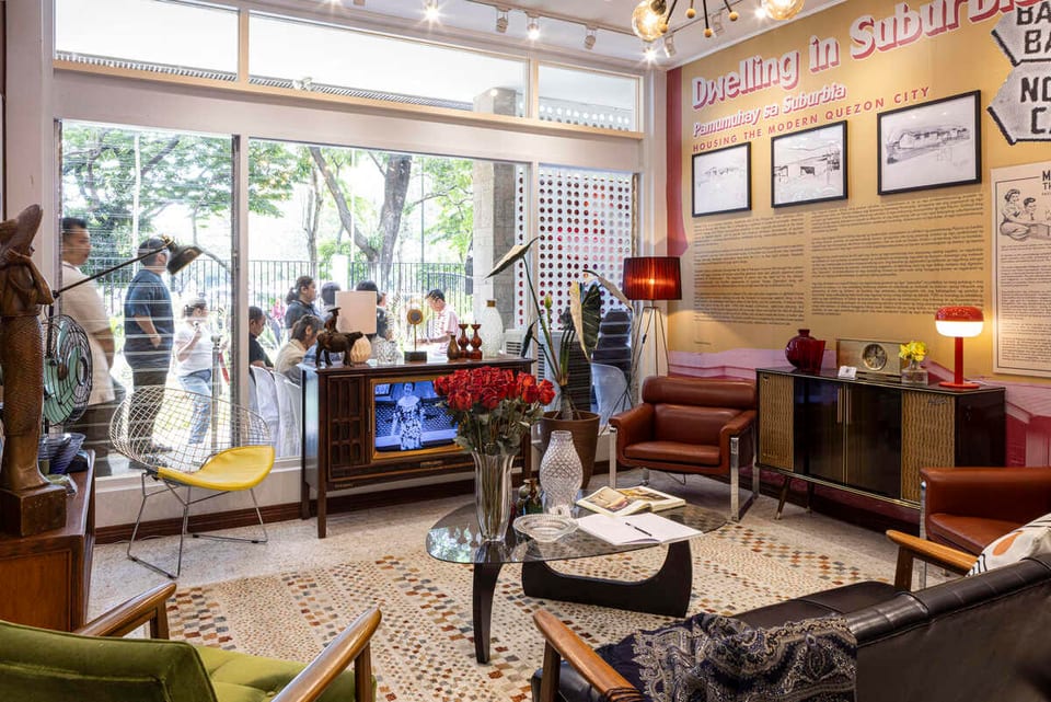 Living room of Bahay Modernismo